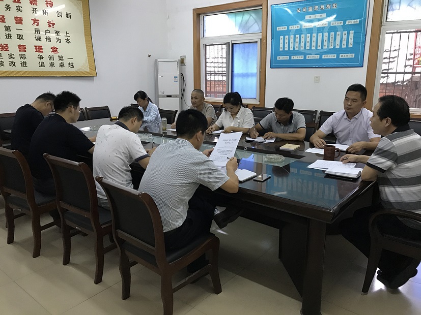 公司黨支部召開(kāi) “講政治、重規(guī)矩、作表率” 專(zhuān)題組織生活會(huì)